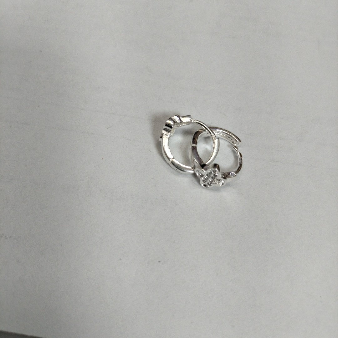 ARRACADAS C/CIRCONIAS PLATA .925 1.9 GR (NUEVO)