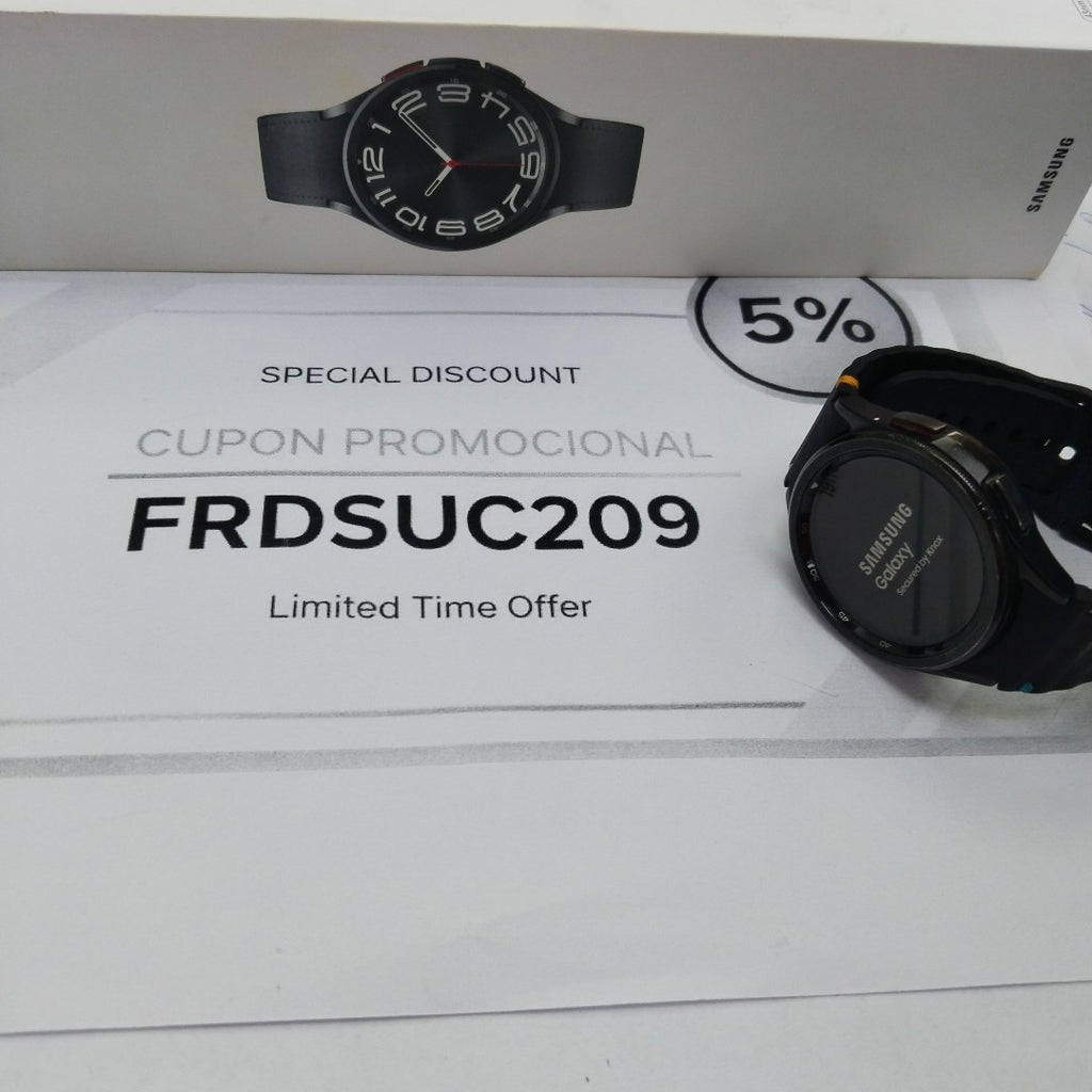 SMARTWATCH SAMSUNG GALAXY WATCH 6 CLASSIC SM-R950 43 MM GPS (SEMINUEVO)