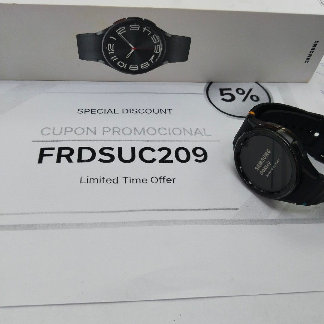 SMARTWATCH SAMSUNG GALAXY WATCH 6 CLASSIC SM-R950 43 MM GPS (SEMINUEVO)