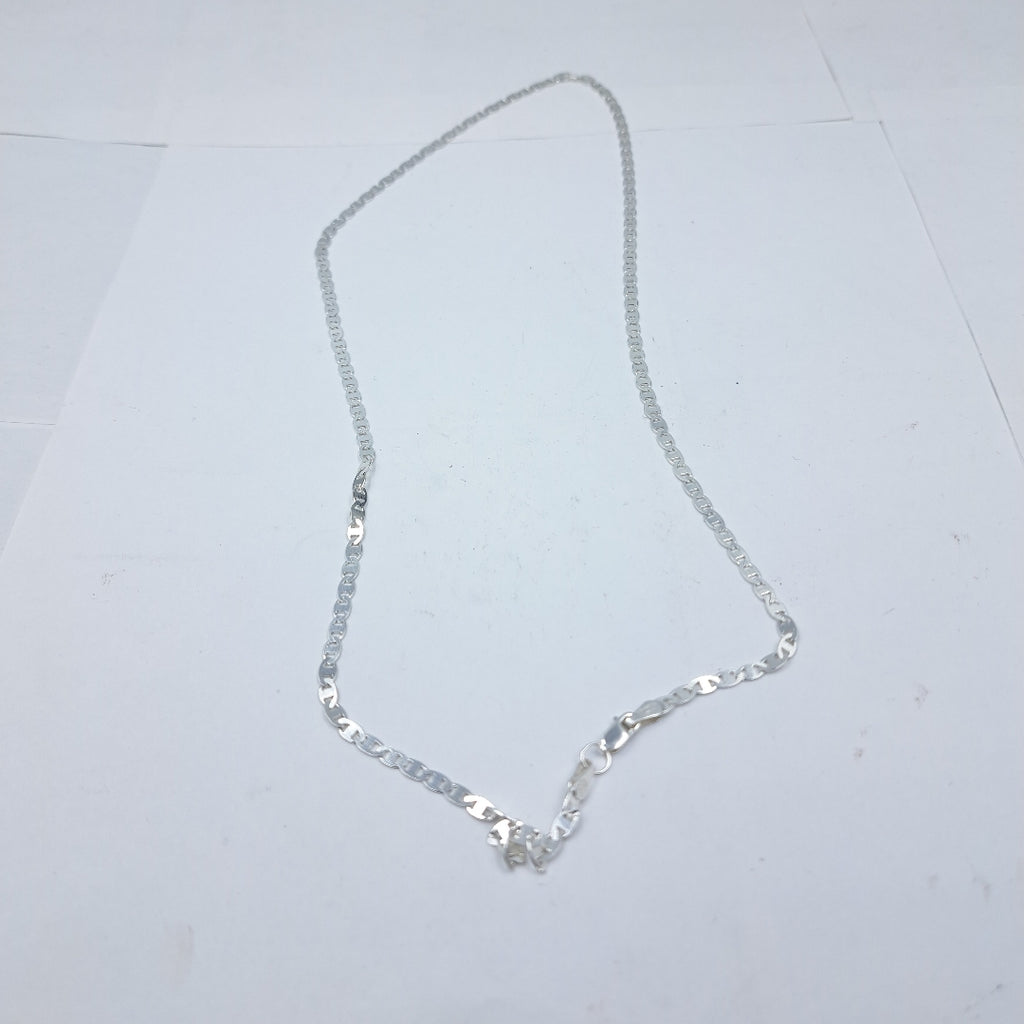 CADENA TEJIDO GUCHI PLATA .925 60 CM 9.7 GR (NUEVO)