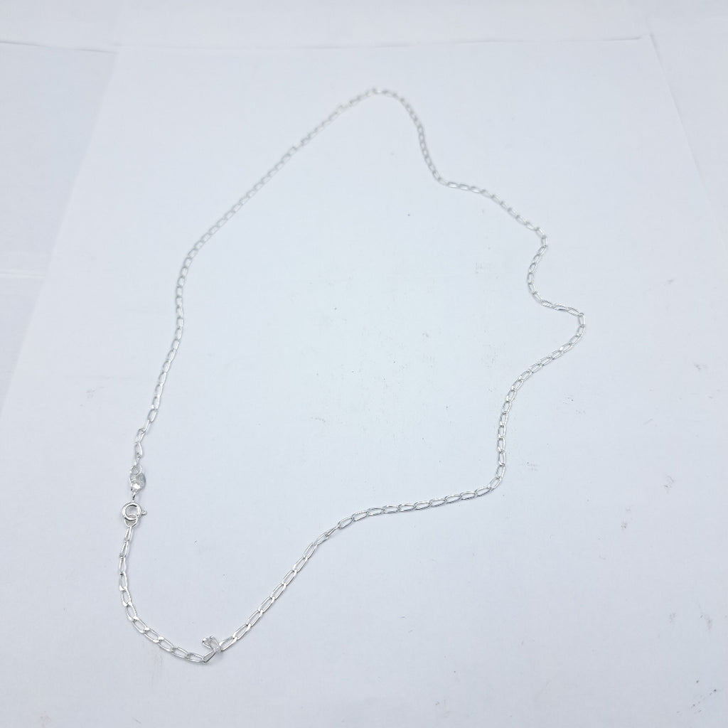 CADENA TEJIDO ESLABONES PLATA .925 55 CM 2.9 GR (NUEVO)