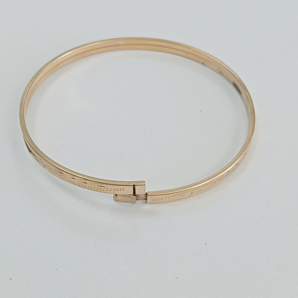 PULSERA RIGIDA ORO 10 K 5.9 GRMS (SEMINUEVO)