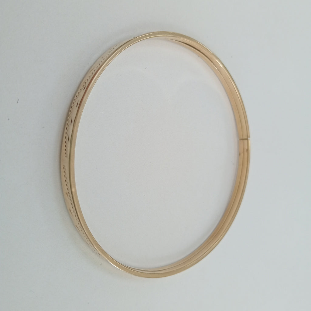 PULSERA RIGIDA ORO 10 K 5.9 GRMS (SEMINUEVO)