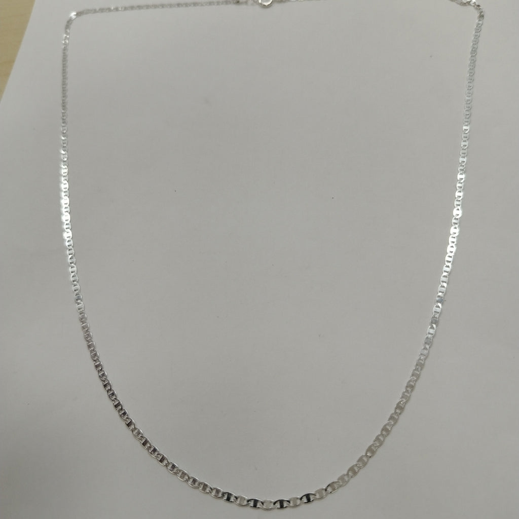CADENA TEJIDO ESPEJO PLATA .925 60 CM 4.4 GR (NUEVO)