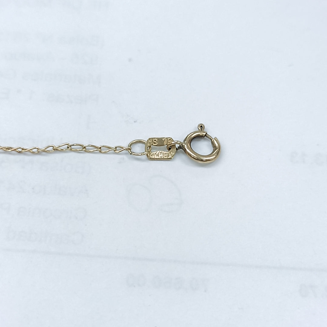 PULSERA ORO 14 K 0,60 GRMS (SEMINUEVO)