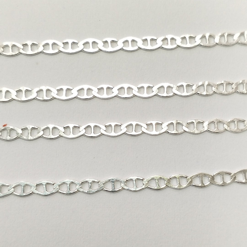 CADENA TEJIDO GUCHI PLATA .925 60 CM 3.7 GR (NUEVO)