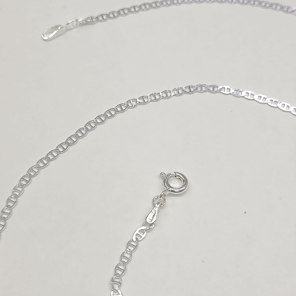CADENA TEJIDO GUCHI PLATA .925 60 CM 3.7 GR (NUEVO)