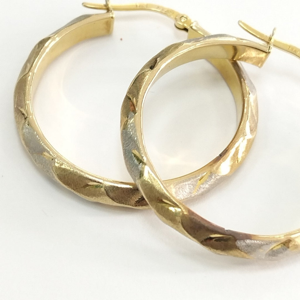 ARRACADAS PAR ORO 14 K 3,00 GRMS (SEMINUEVO)