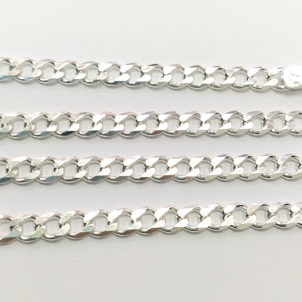 CADENA TEJIDO BARBADO PLATA .925 60 CM 13 GR (NUEVO)