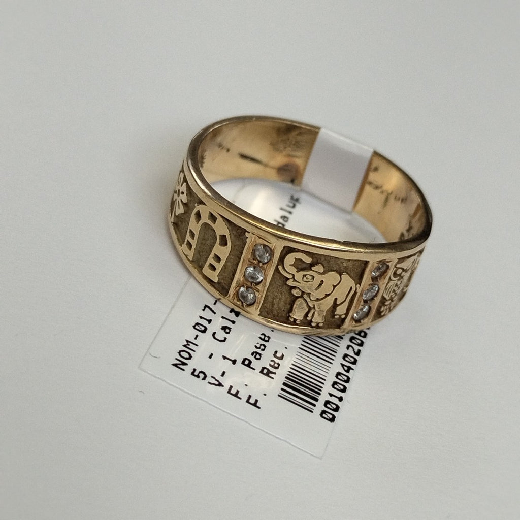ANILLO ORO 14 K 5.5 GRMS (SEMINUEVO)
