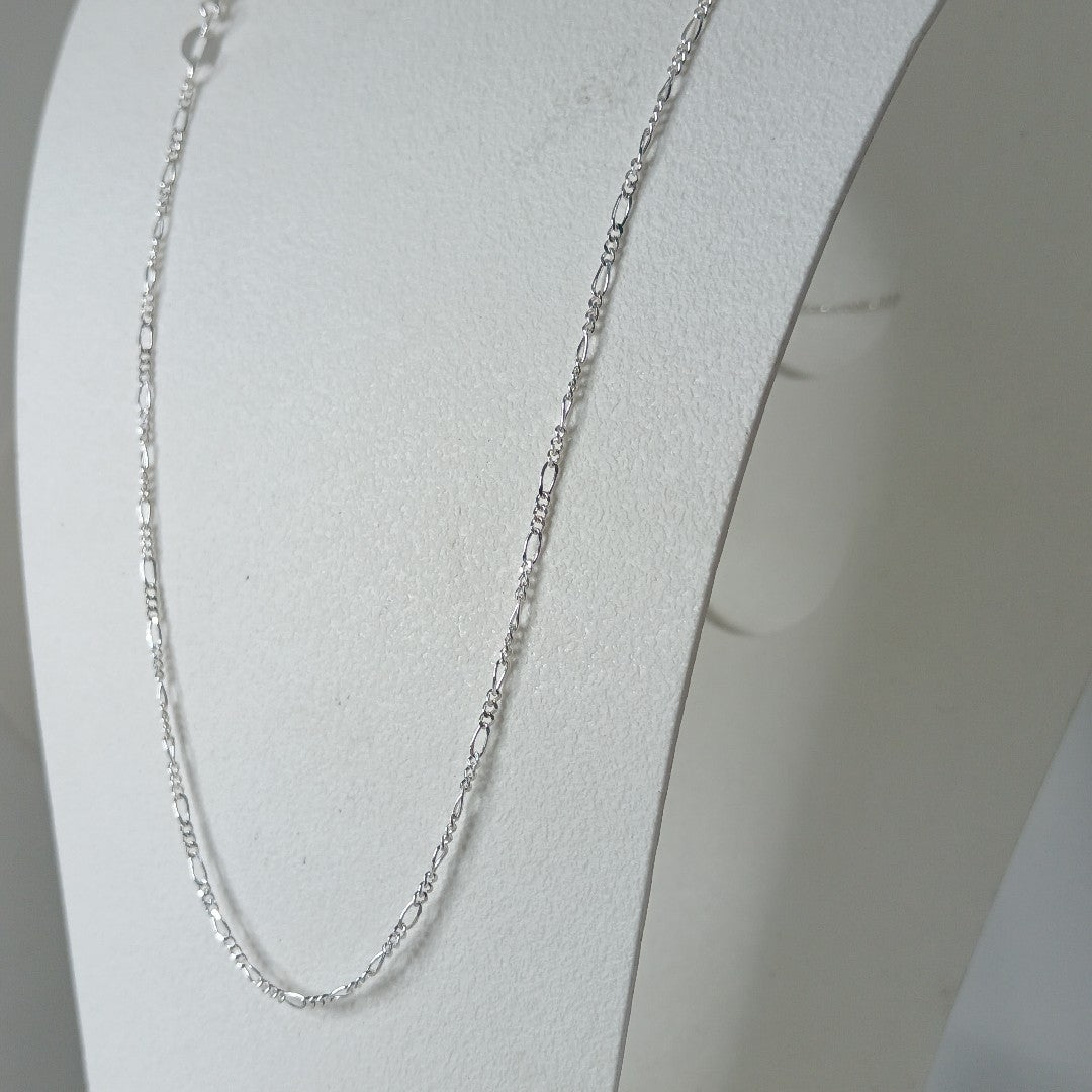 CADENA TEJIDO 3X1 PLATA .925 55 CM 2.3 GR (NUEVO)