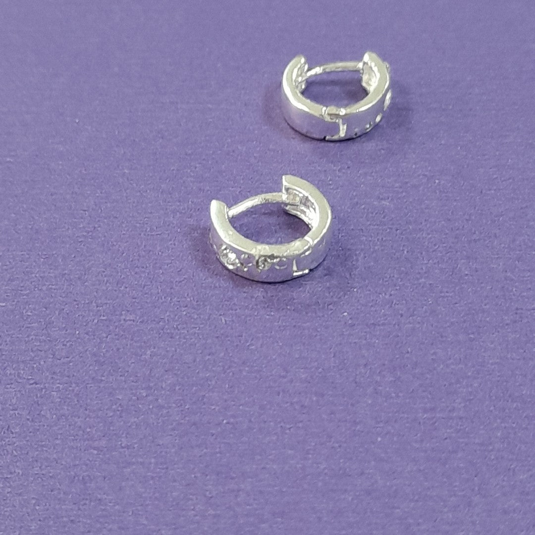 ARRACADAS C/CIRCONIAS PLATA .925 2.5 GR (NUEVO)