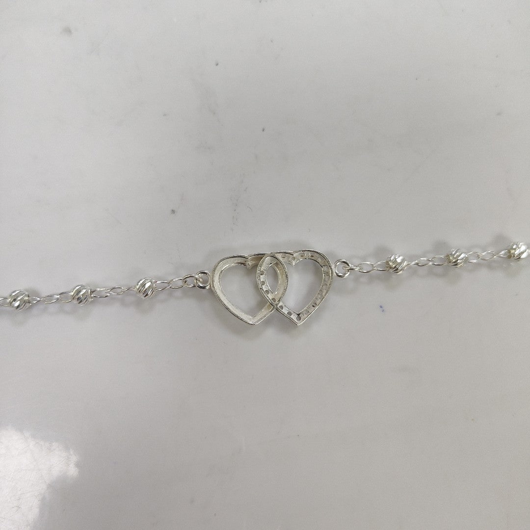 PULSERA TEJIDO TEJIDO ESPECIAL PLATA .925 18 CM 4 GR (NUEVO)
