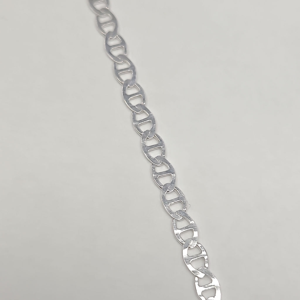 CADENA TEJIDO GUCHI PLATA .925 55 CM 3.3 GR (NUEVO)