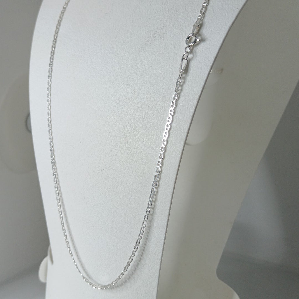 CADENA TEJIDO GUCHI PLATA .925 60 CM 3.8 GR (NUEVO)