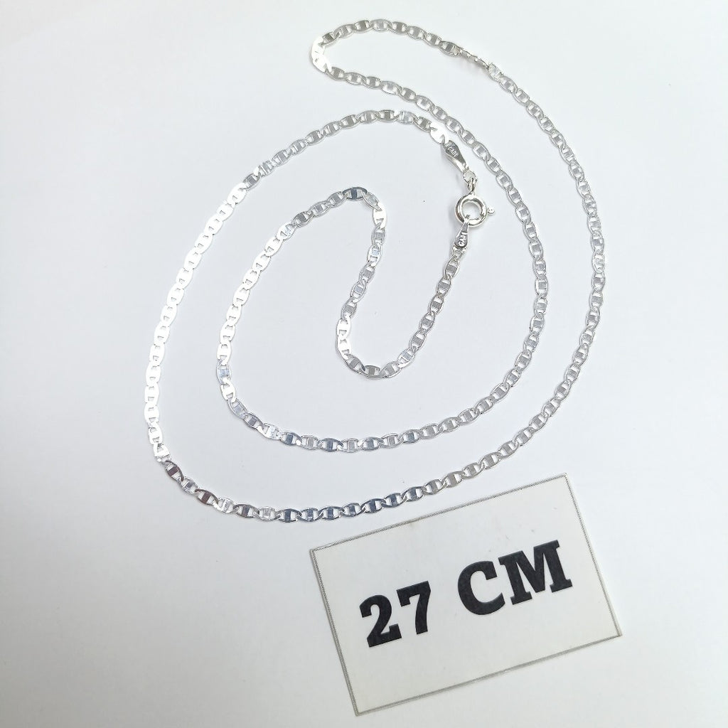 CADENA TEJIDO ESPEJO PLATA .925 55 CM 3.8 GR (NUEVO)