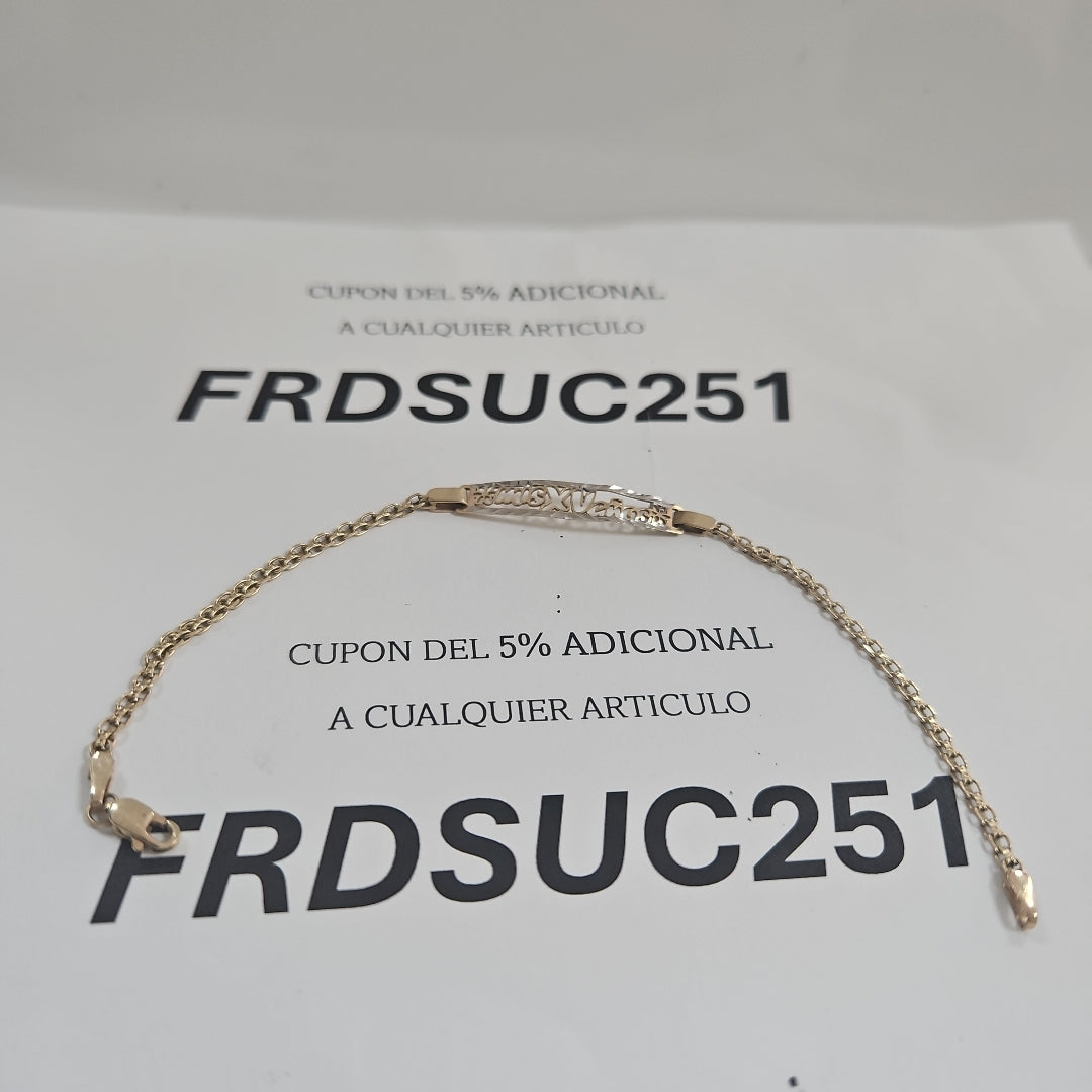 ESCLAVA ORO 10 K 2.4 GRMS (SEMINUEVO)