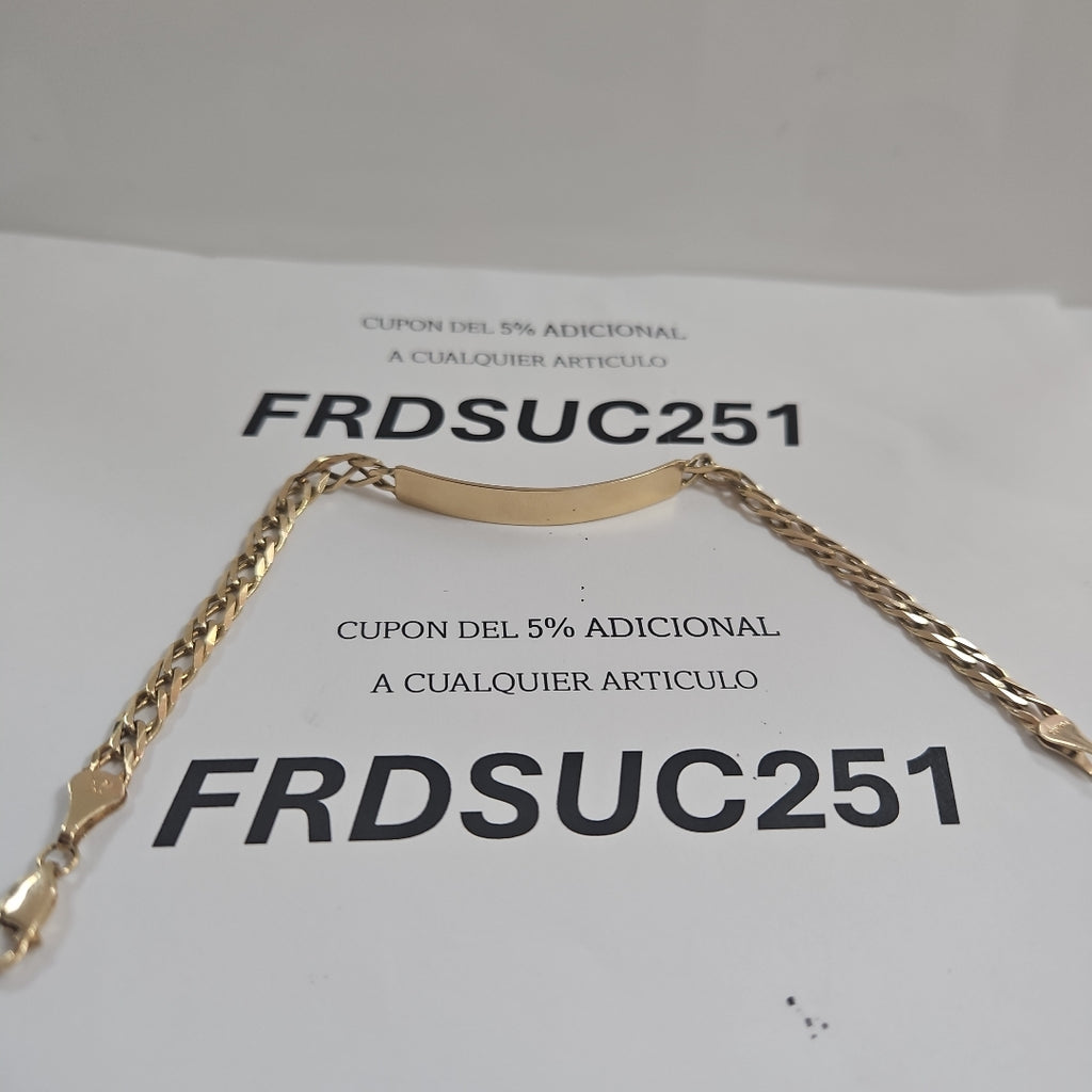 ESCLAVA ORO 10 K 9.3 GRMS (SEMINUEVO)