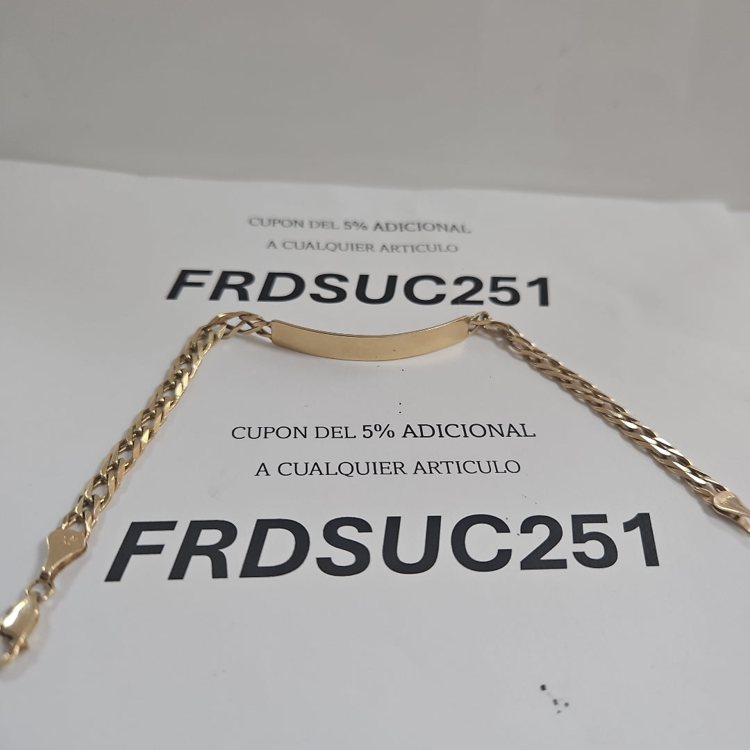 ESCLAVA ORO 10 K 9.3 GRMS (SEMINUEVO)