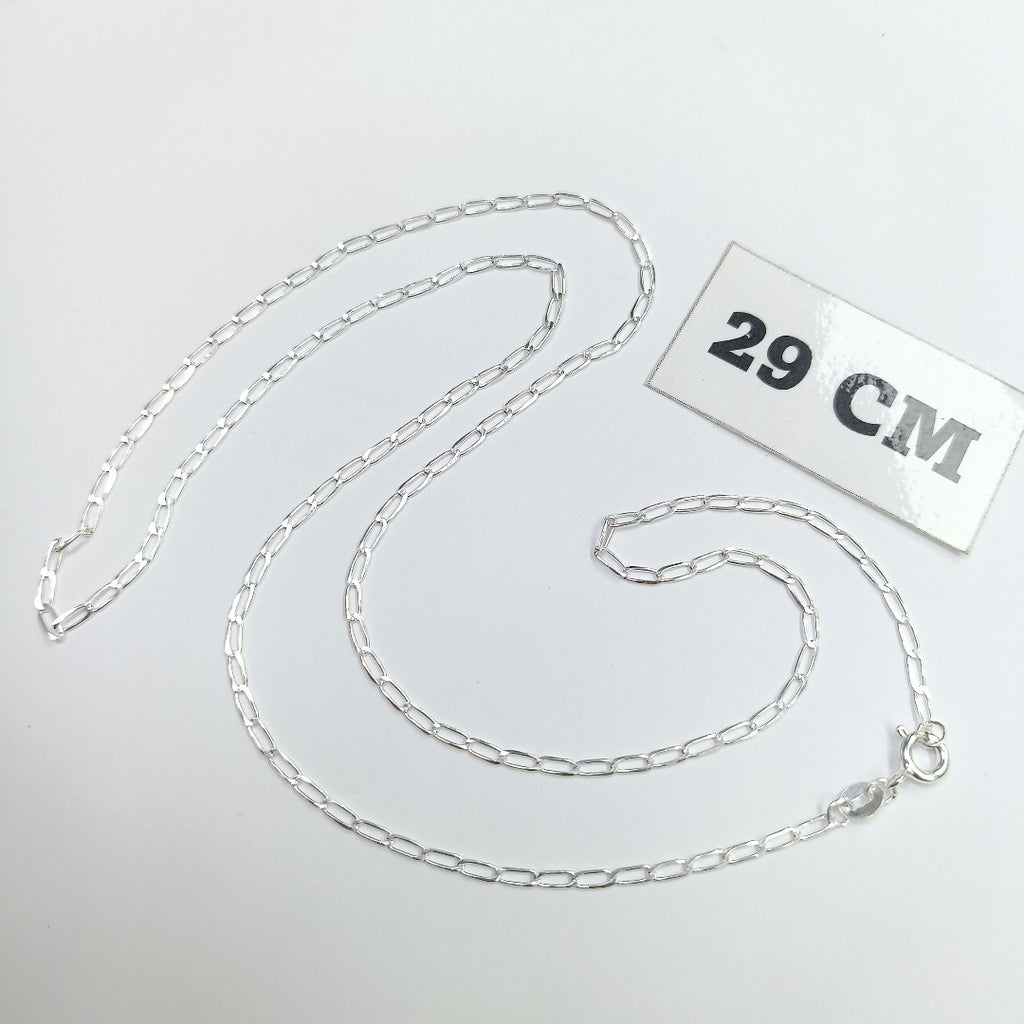 CADENA TEJIDO ESLABONES PLATA .925 60 CM 2.9 GR (NUEVO)
