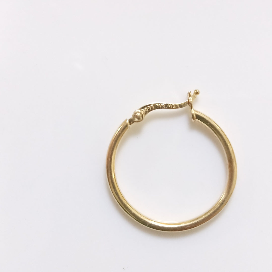 ARRACADAS PAR ORO 14 K 1.6 GRMS (SEMINUEVO)