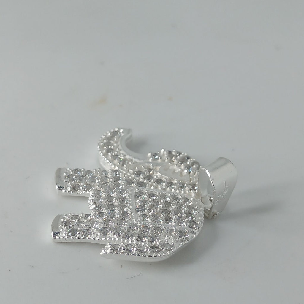 DIJE ELEFANTE C/CIRCONIAS PLATA .925 5 GR (NUEVO)