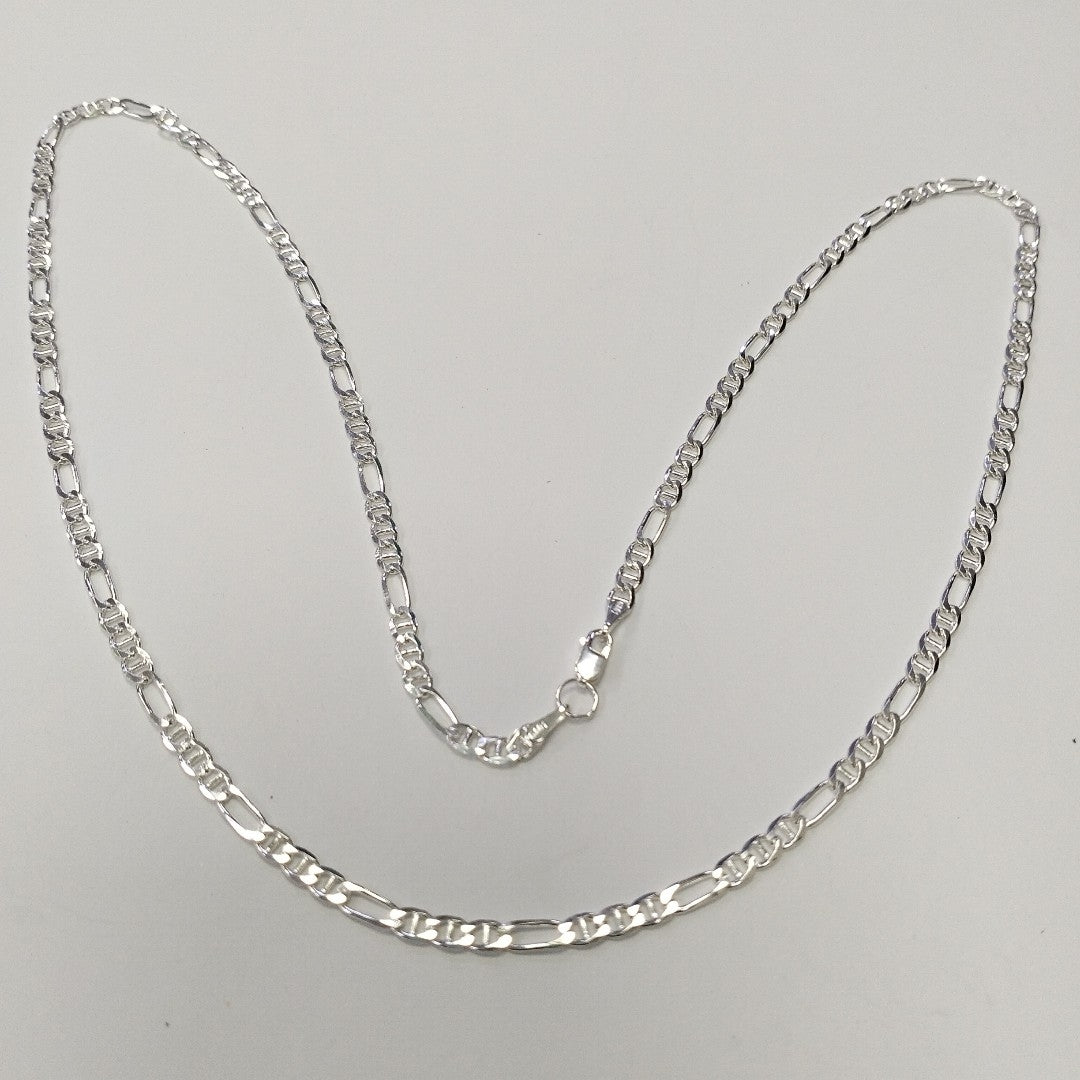 CADENA TEJIDO 3X1 PLATA .925 60 CM 8.3 GR (NUEVO)