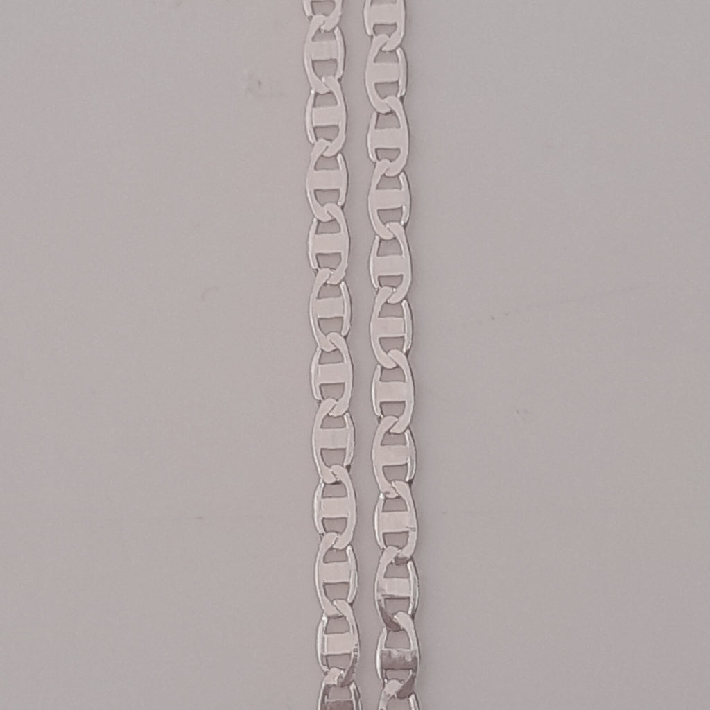 CADENA TEJIDO ESPEJO PLATA .925 55 CM 4 GR (NUEVO)