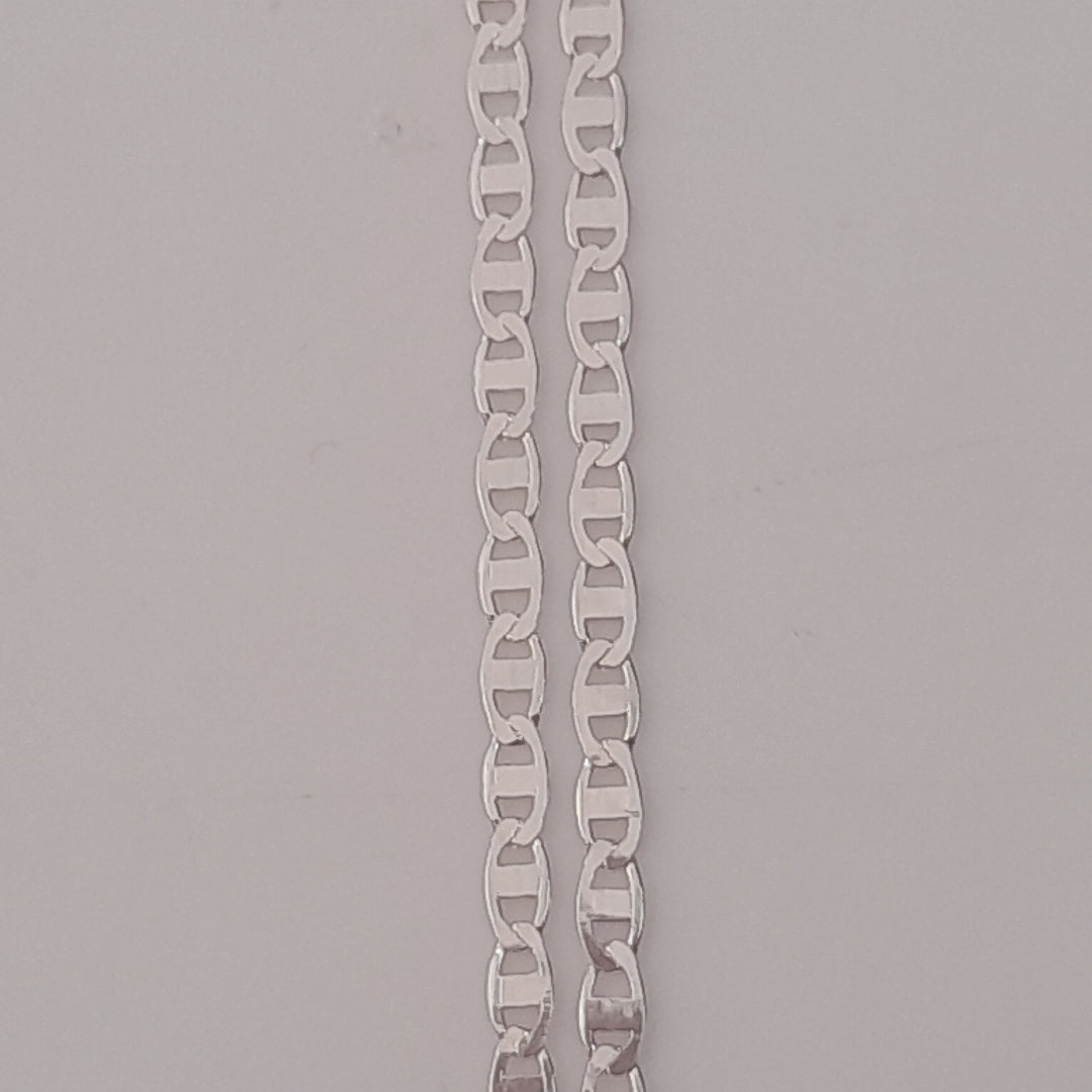 CADENA TEJIDO ESPEJO PLATA .925 55 CM 4 GR (NUEVO)
