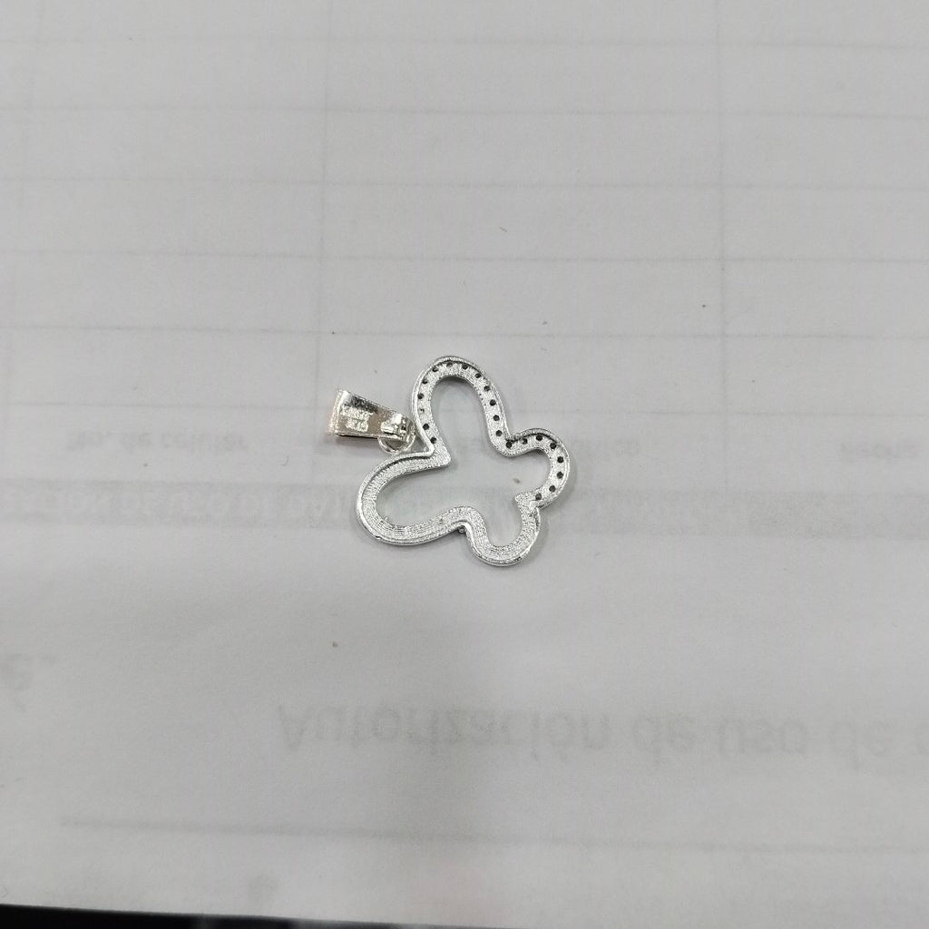 DIJE MARIPOSA C/CIRCONIAS PLATA .925 2.4 GR (NUEVO)