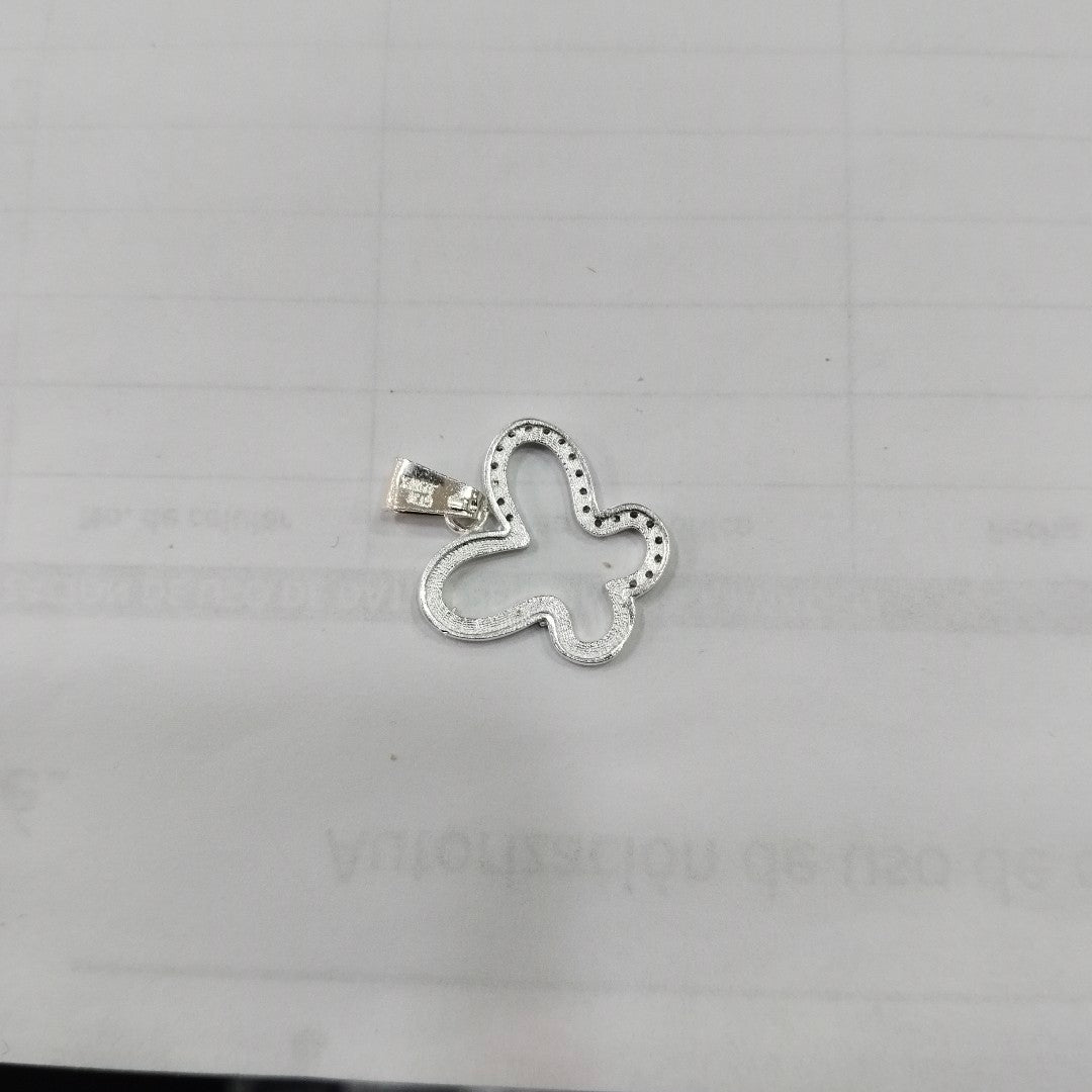 DIJE MARIPOSA C/CIRCONIAS PLATA .925 2.4 GR (NUEVO)