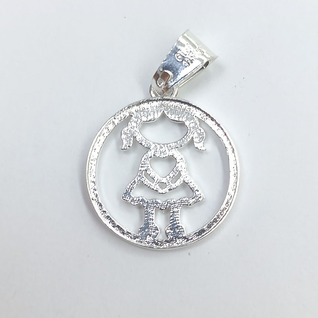DIJE NIÑA PLATA .925 1.9 GR (NUEVO)