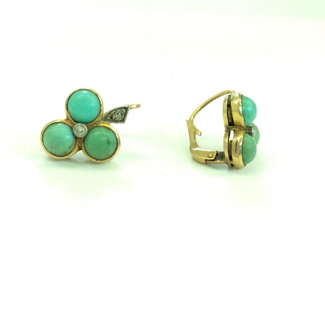 ARRACADAS PAR ORO 18 K 7.2 GRMS (SEMINUEVO)
