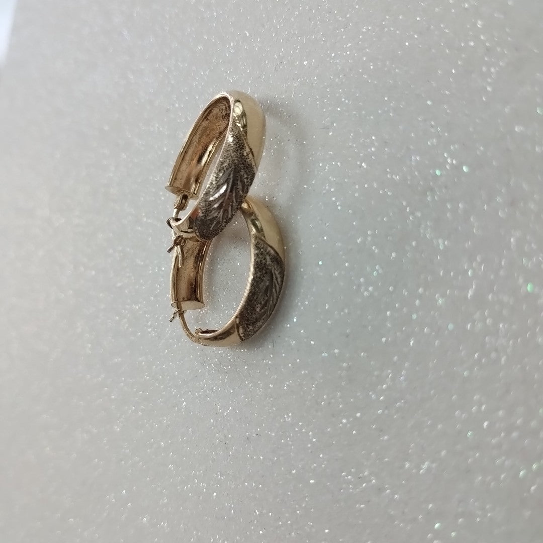 ARRACADAS PAR ORO 14 K 3.6 GRMS (SEMINUEVO)