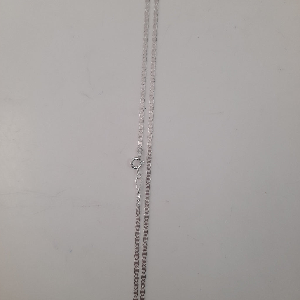 CADENA TEJIDO ESPEJO PLATA .925 55 CM 4.2 GR (NUEVO)