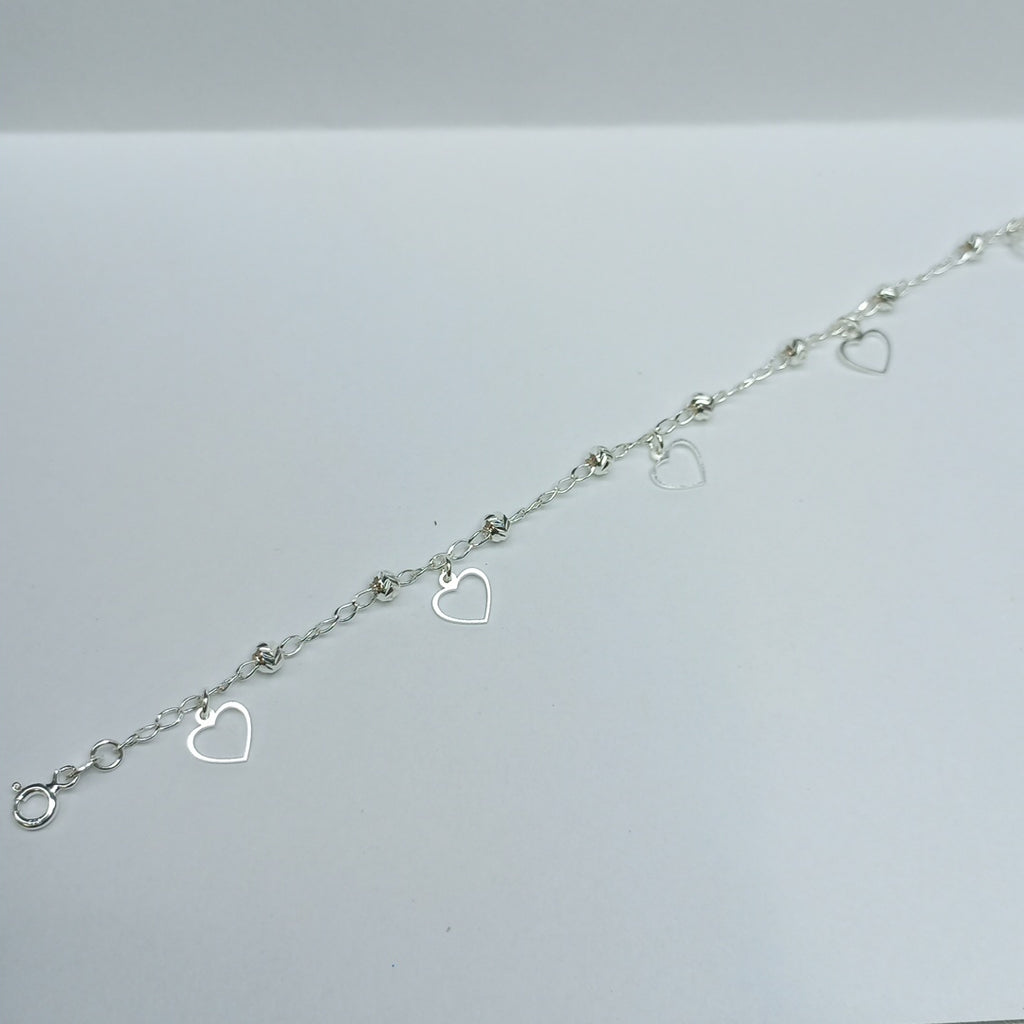 PULSERA TEJIDO ESPECIAL PLATA .925 18 CM 2.7 GR (NUEVO)