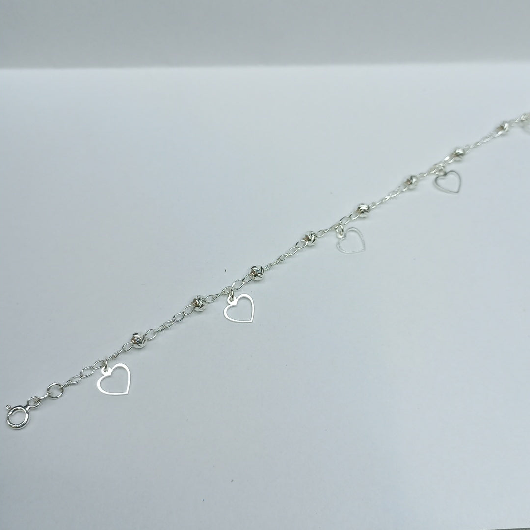 PULSERA TEJIDO ESPECIAL PLATA .925 18 CM 2.7 GR (NUEVO)
