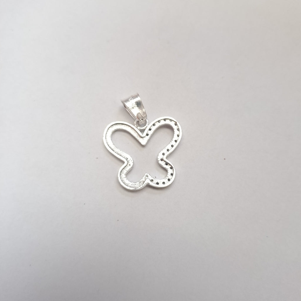 DIJE MARIPOSA C/CIRCONIAS PLATA .925 2.3 GR (NUEVO)
