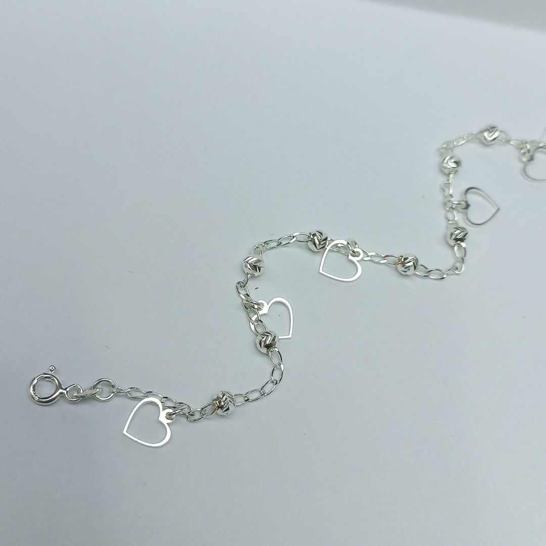 PULSERA TEJIDO ESPECIAL PLATA .925 18 CM 2.7 GR (NUEVO)