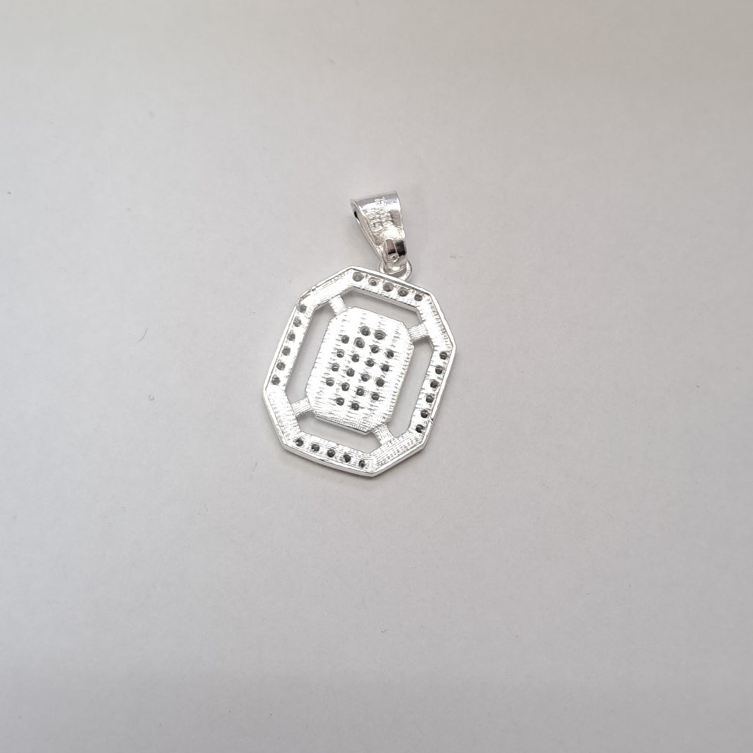 DIJE C/CIRCONIAS PLATA .925 3.4 GR (NUEVO)