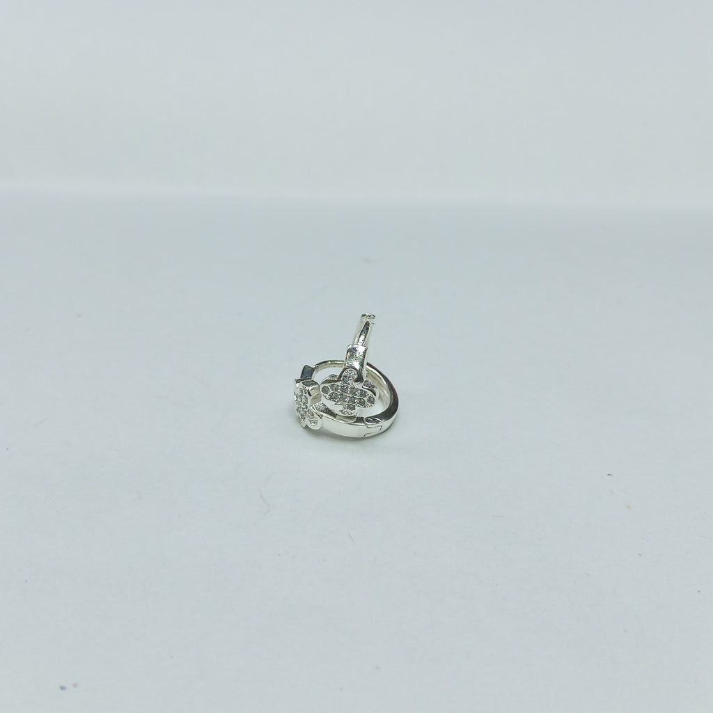 ARRACADAS C/CIRCONIAS PLATA .925 1.9 GR (NUEVO)