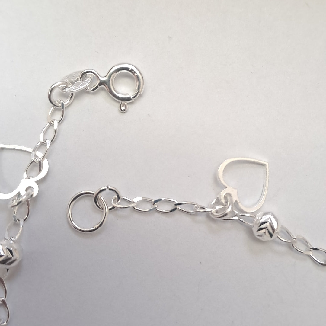 PULSERA TEJIDO ESPECIAL PLATA .925 18 CM 2.7 GR (NUEVO)