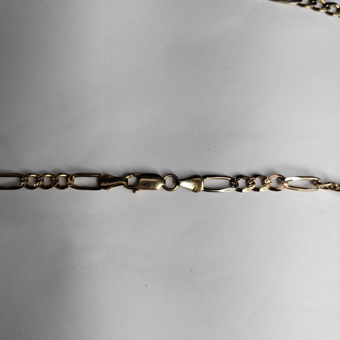 CADENA ORO COMBINADO 14 K 18.2 GRMS (SEMINUEVO)