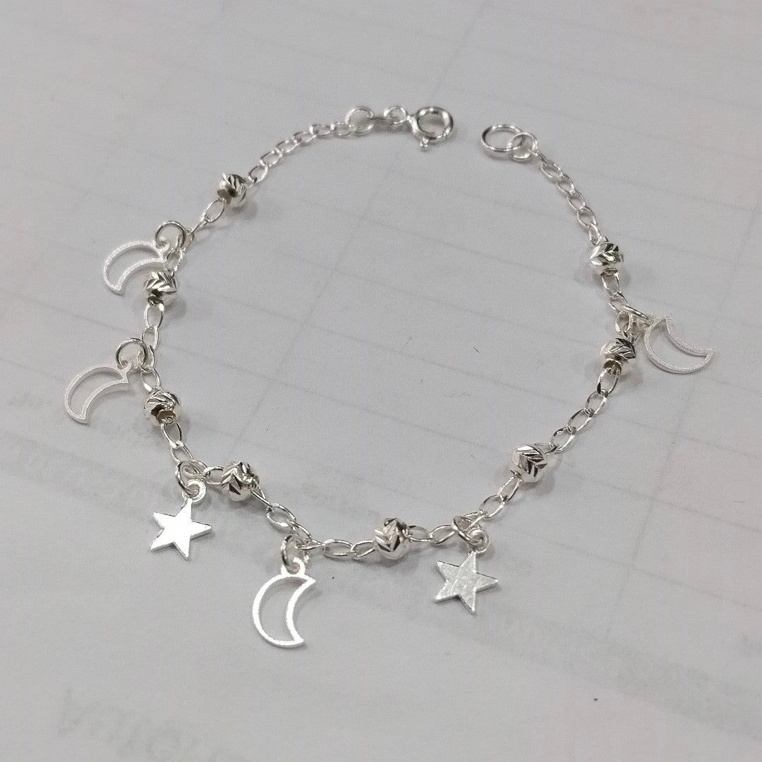 PULSERA TEJIDO TEJIDO ESPECIAL PLATA .925 18 CM 2.8 GR (NUEVO)