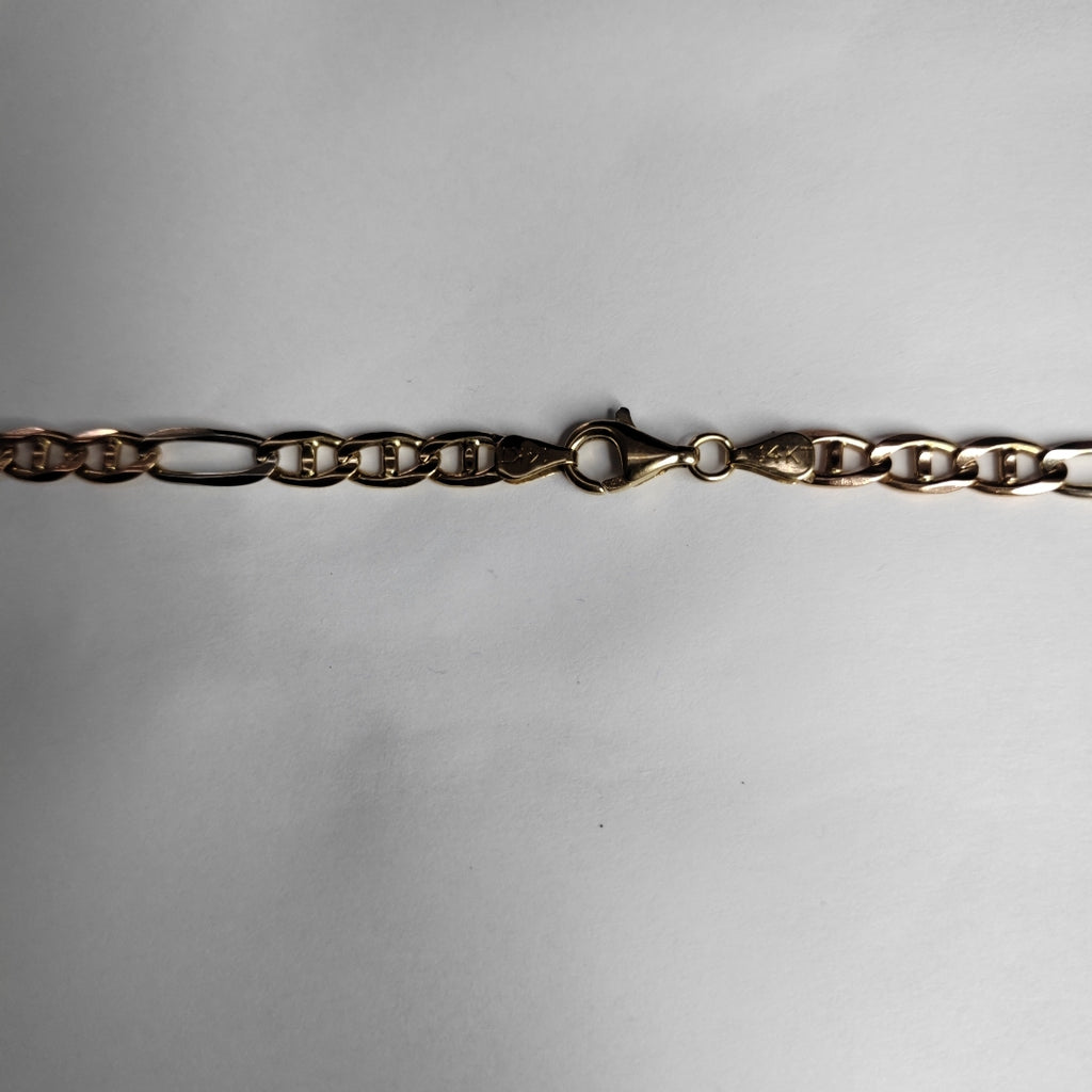 CADENA ORO, ORO COMBINADO 14 K 29 GRMS (SEMINUEVO)