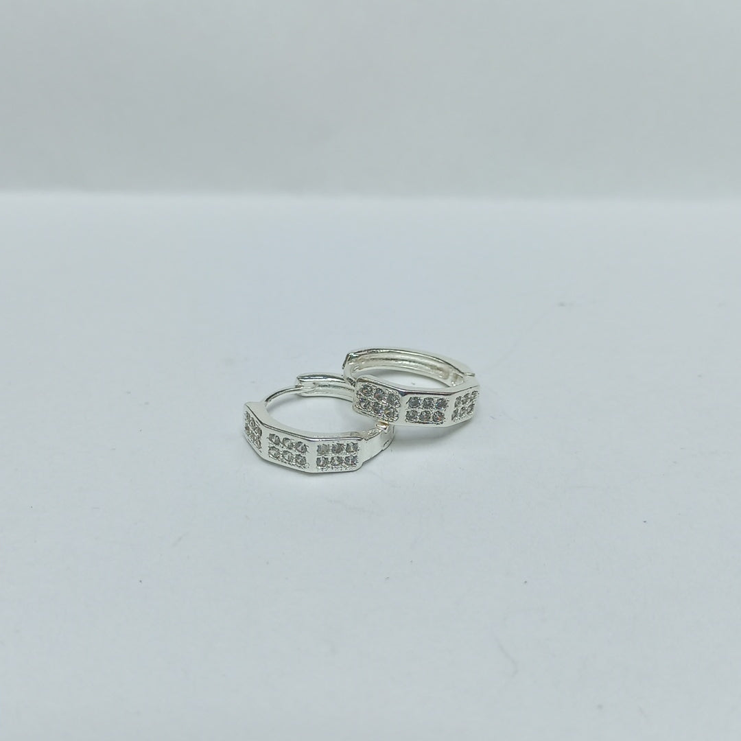 ARRACADAS C/CIRCONIAS PLATA .925 2.5 GR (NUEVO)