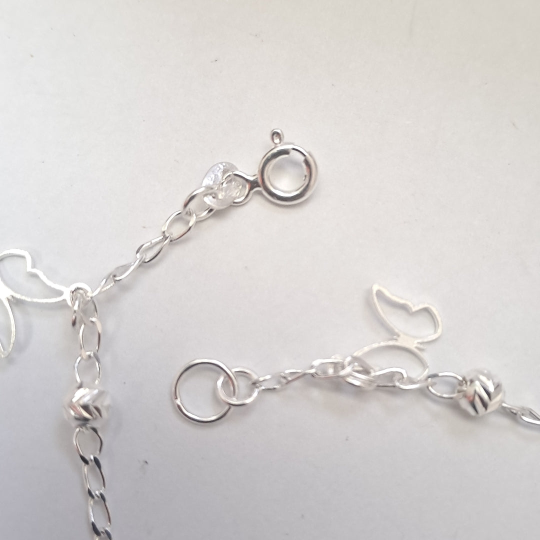 PULSERA TEJIDO ESPECIAL PLATA .925 18 CM 2.8 GR (NUEVO)