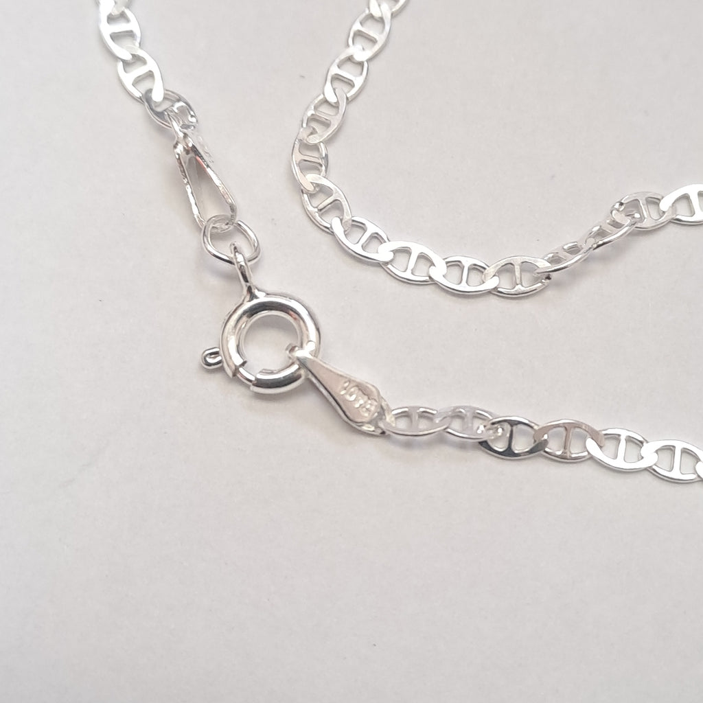 CADENA TEJIDO GUCHI PLATA .925 60 CM 3.7 GR (NUEVO)