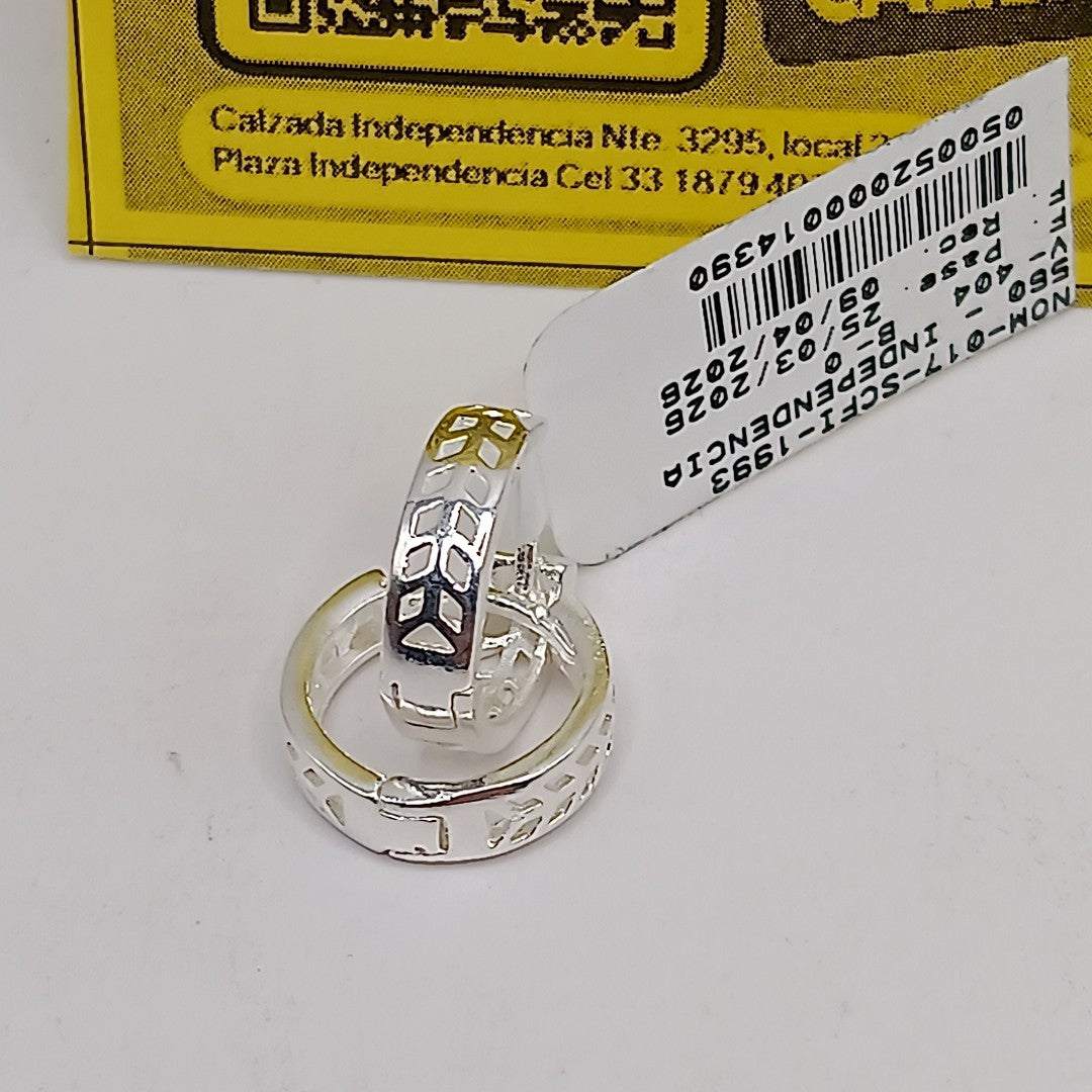 ARRACADAS PLATA .925 2.4 GR (NUEVO)