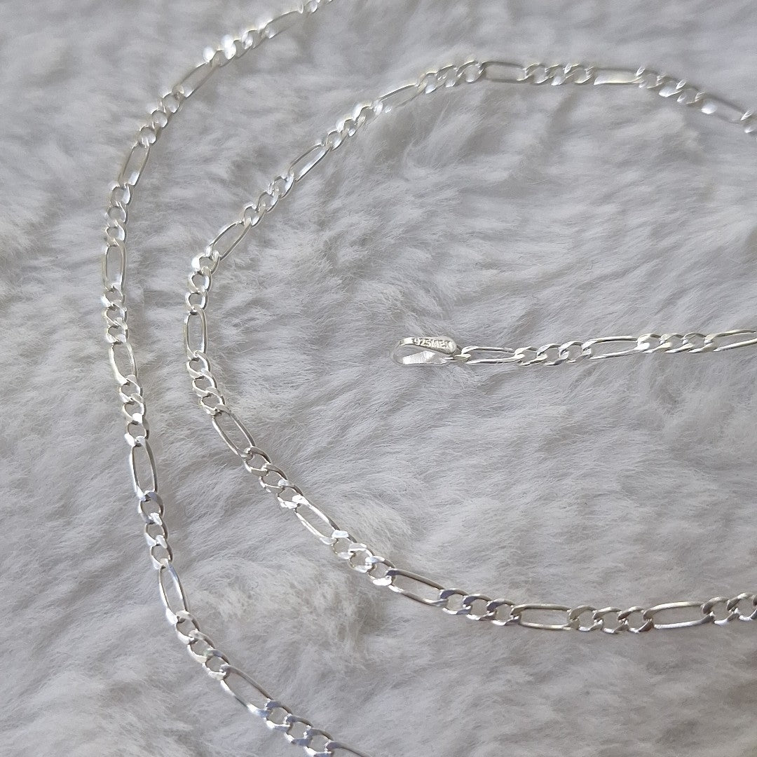 CADENA TEJIDO 3X1 PLATA .925 55 CM 4.4 GR (NUEVO)